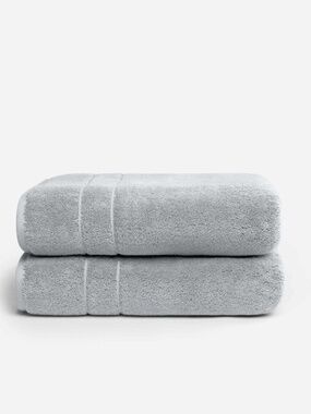 NWOT Brooklinen Super-Plush Turkish Cotton Hand Towels in Gray